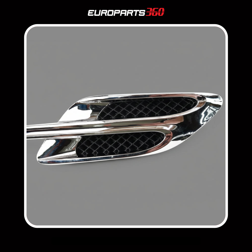 Bentley Continental GT GTC Chrome Right Fender Air Vent Grill 3W3821274B (aftermarket)
