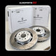 Maserati Front Brake Rotor Set (Drilled/Slotted) GranTurismo, GranCabrio (257141) 08-26