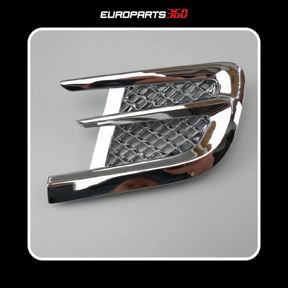 Bentley Mulsanne Chrome Fender Air Vent Grille Set Left & Right 3Y0821945J, 3Y0821946J (aftermarket)