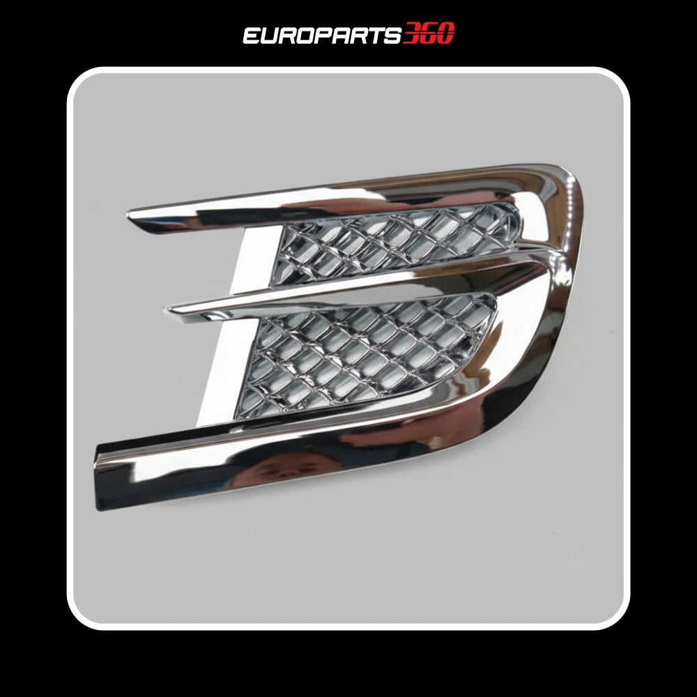 Bentley Mulsanne Chrome Right Fender Air Vent Grille 3Y0821946J (aftermarket)