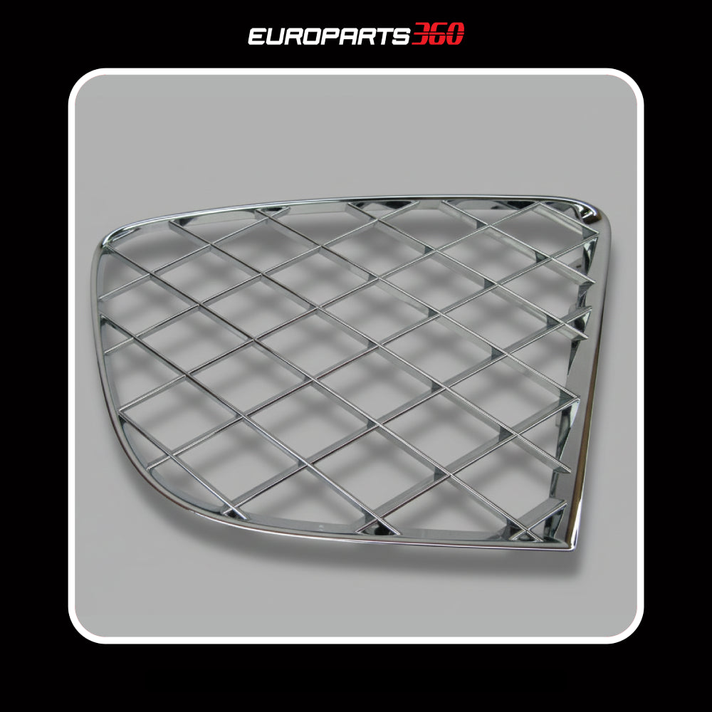 Bentley Continental GT GTC Left Front Bumper Grill Chrome 3W3807683 (aftermarket)
