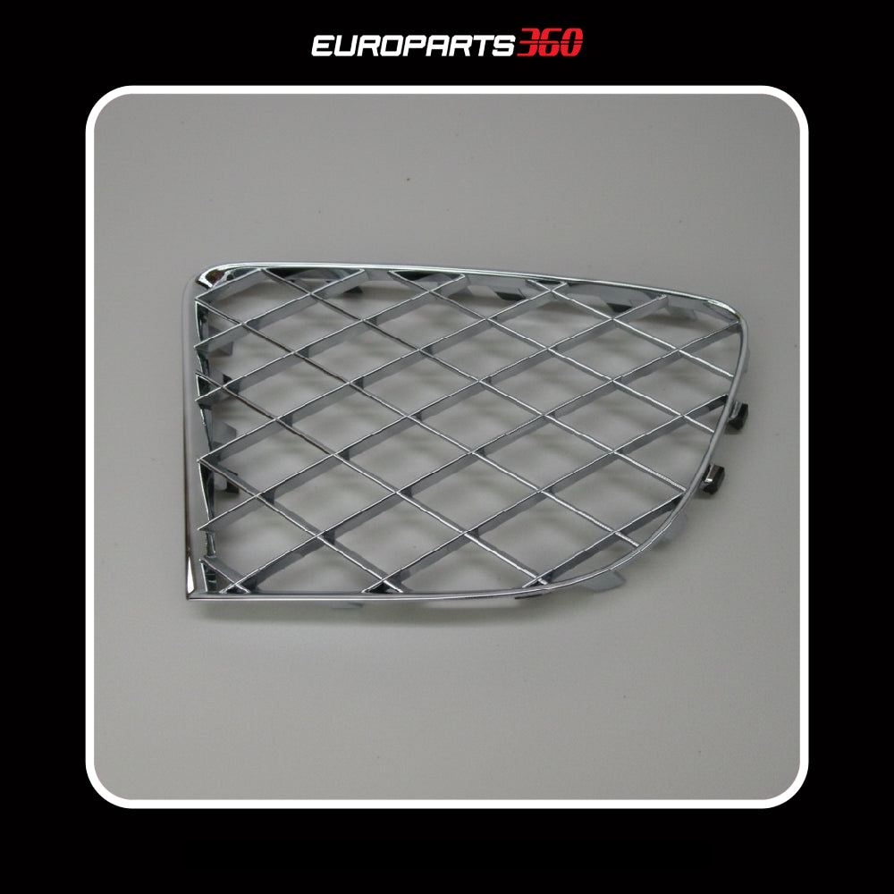 Bentley Continental GT GTC Right Front Bumper Grill Chrome 3W3807684 (aftermarket)