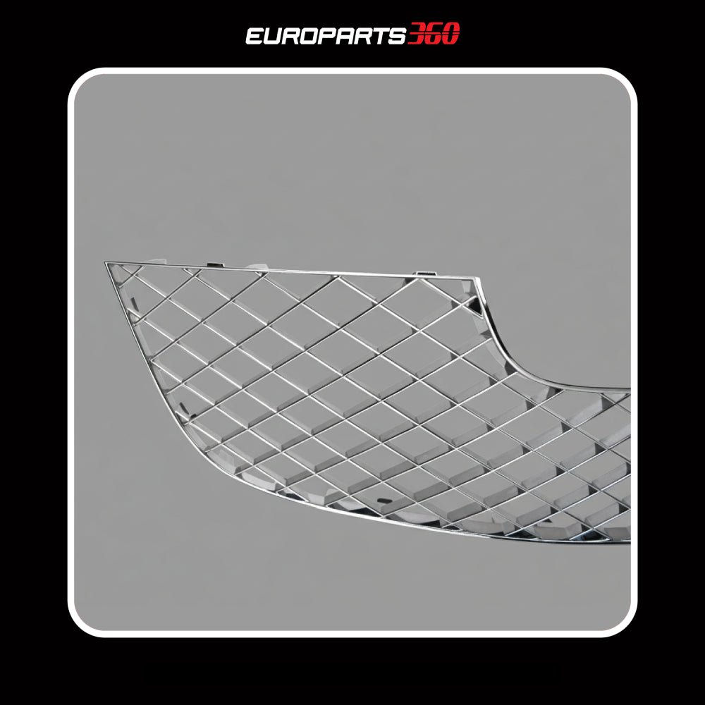 Bentley Continental GT GTC Right Front Bumper Center Grill Chrome 3W3807682 (aftermarket)