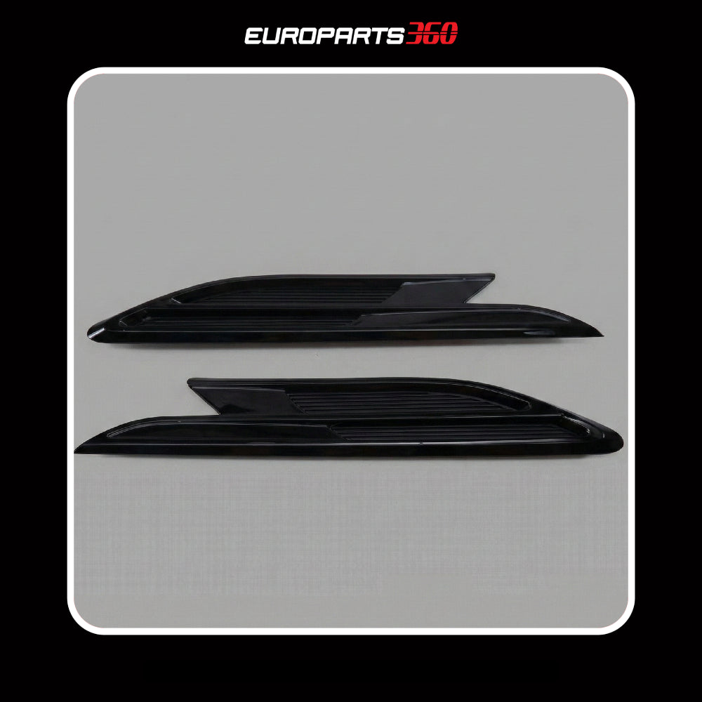 Bentley Bentayga Black Fender Air Vent Grill Set L&R 36A821309 36A821310 (aftermarket)